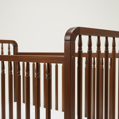 Heritage cot + Toddler Rail 60x120